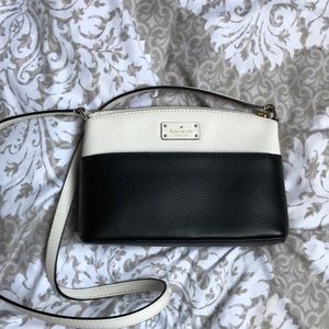 Kate Spade black and white crossbody